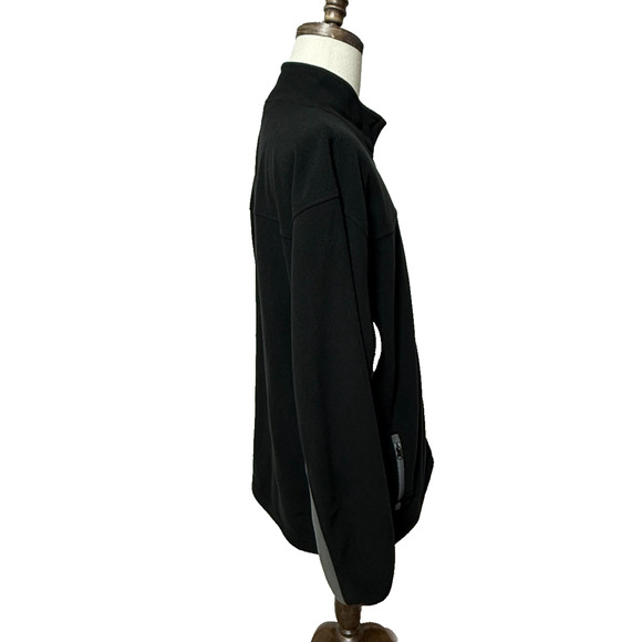 Ducks Unlimited Jacket Mens XXL Black Gray Fleece Full Zip Lightweight Hunting - Picture 7 of 10